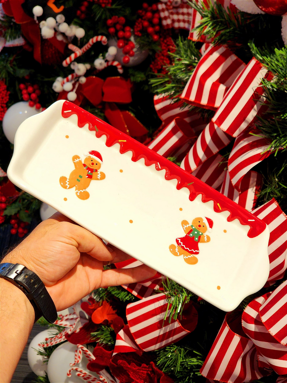 Prato de servir decorativo 31cm