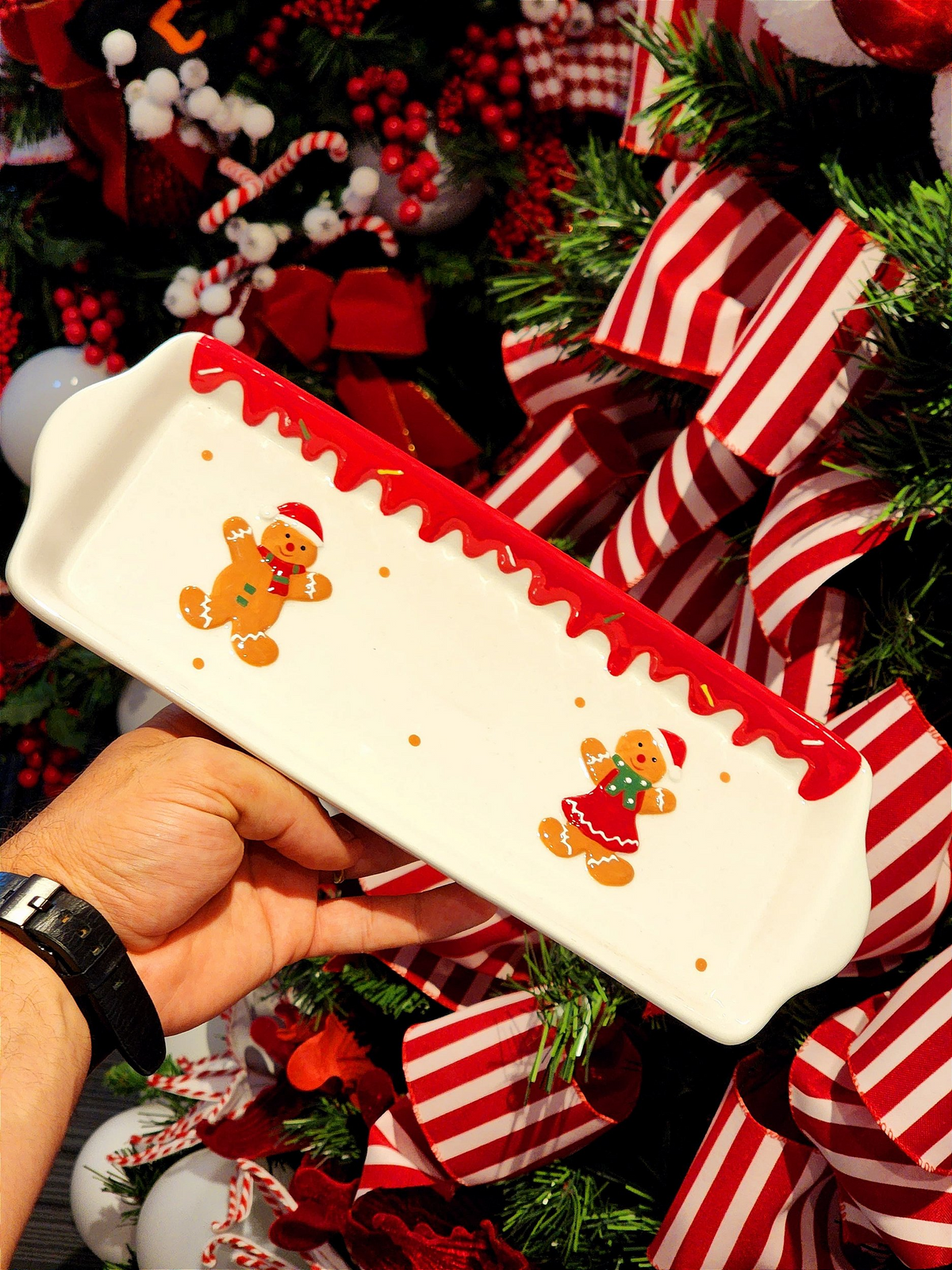 Prato de servir decorativo 31cm