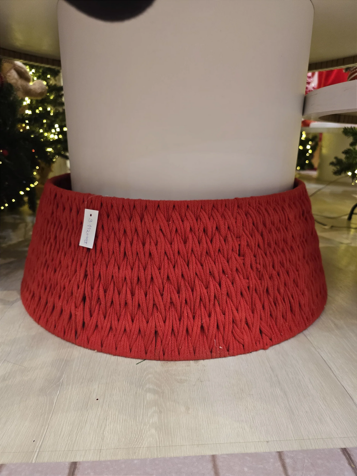 Saia Rígida para Árvore de Natal vermelha 67cm