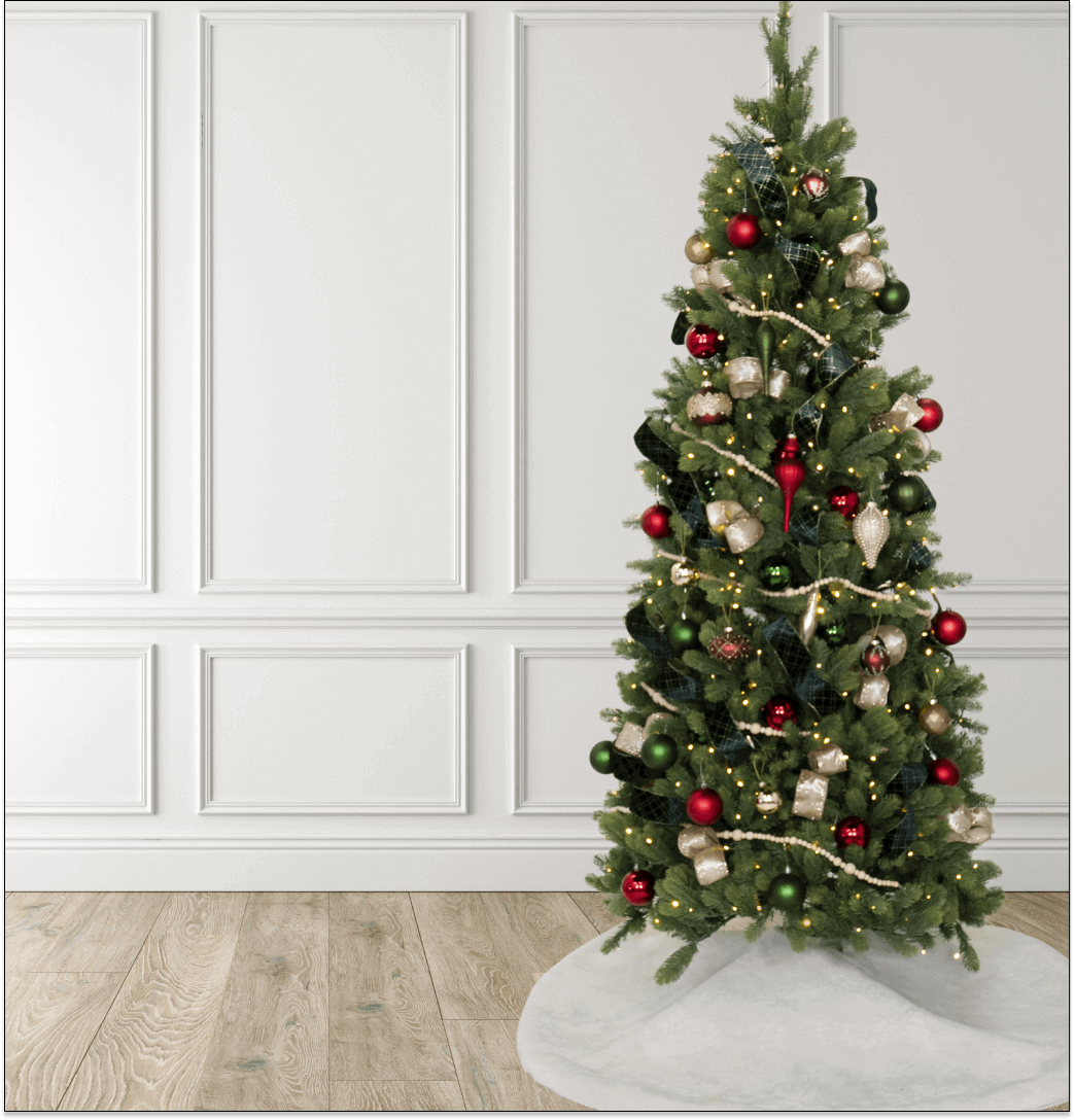 Enfeites inquebráveis vermelhos e verdes (pacote com 48)