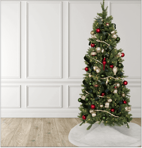 Enfeites inquebráveis vermelhos e verdes (pacote com 48)