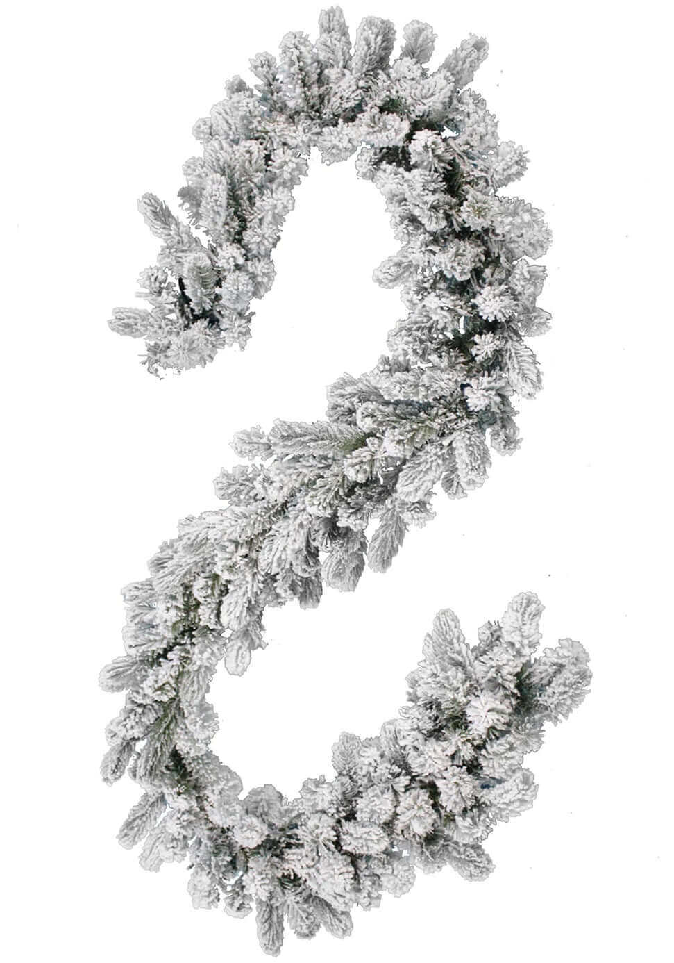 Guirlanda King Flock® de 9' x 12" sem iluminação