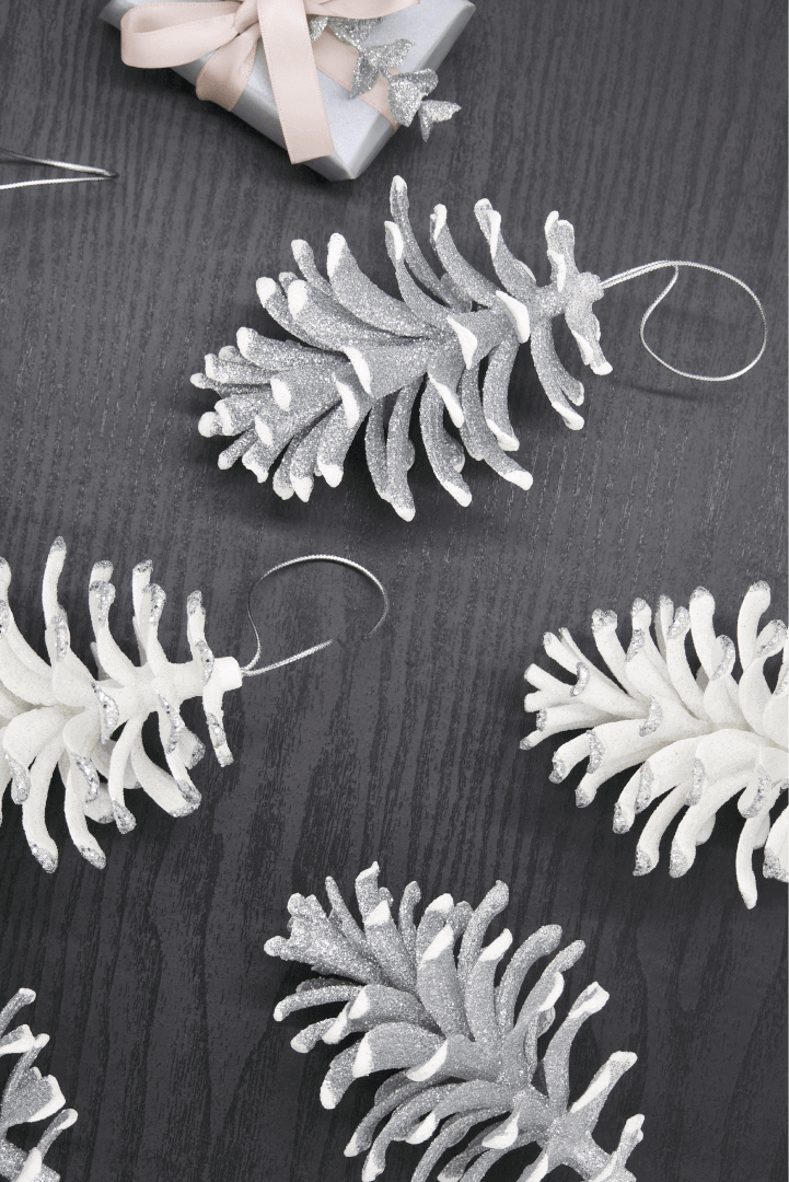 Pinhas banhadas em prata (pacote com 8)