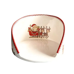 Porta Panetone Natalino com Cúpula de Vidro – Edição Premium