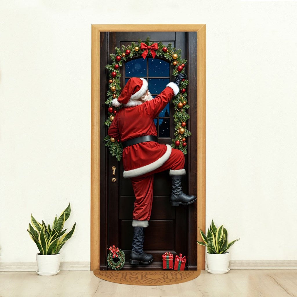 Capa de Porta Natalina Realista – Efeito 3D Sublimado