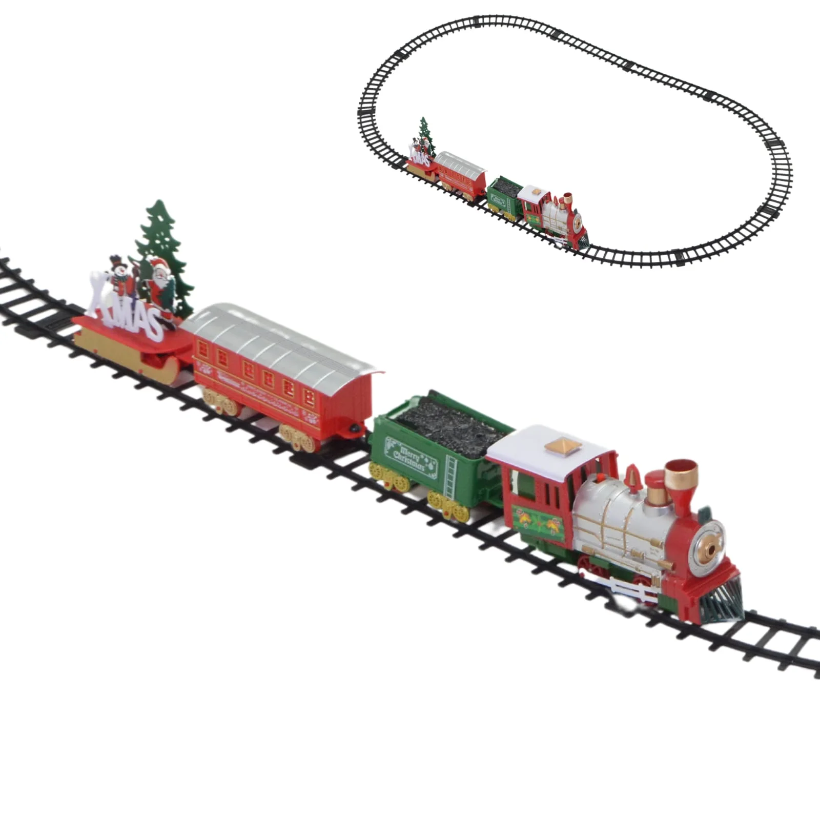 Trem Elétrico com pilha para árvore