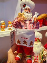 Papai Noel colecionável cozinheiro Cookies 28cm