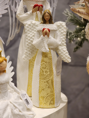 Anjo em resina com Luz 39cm