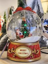 Globo de neve com Noel na poltrona 26cm