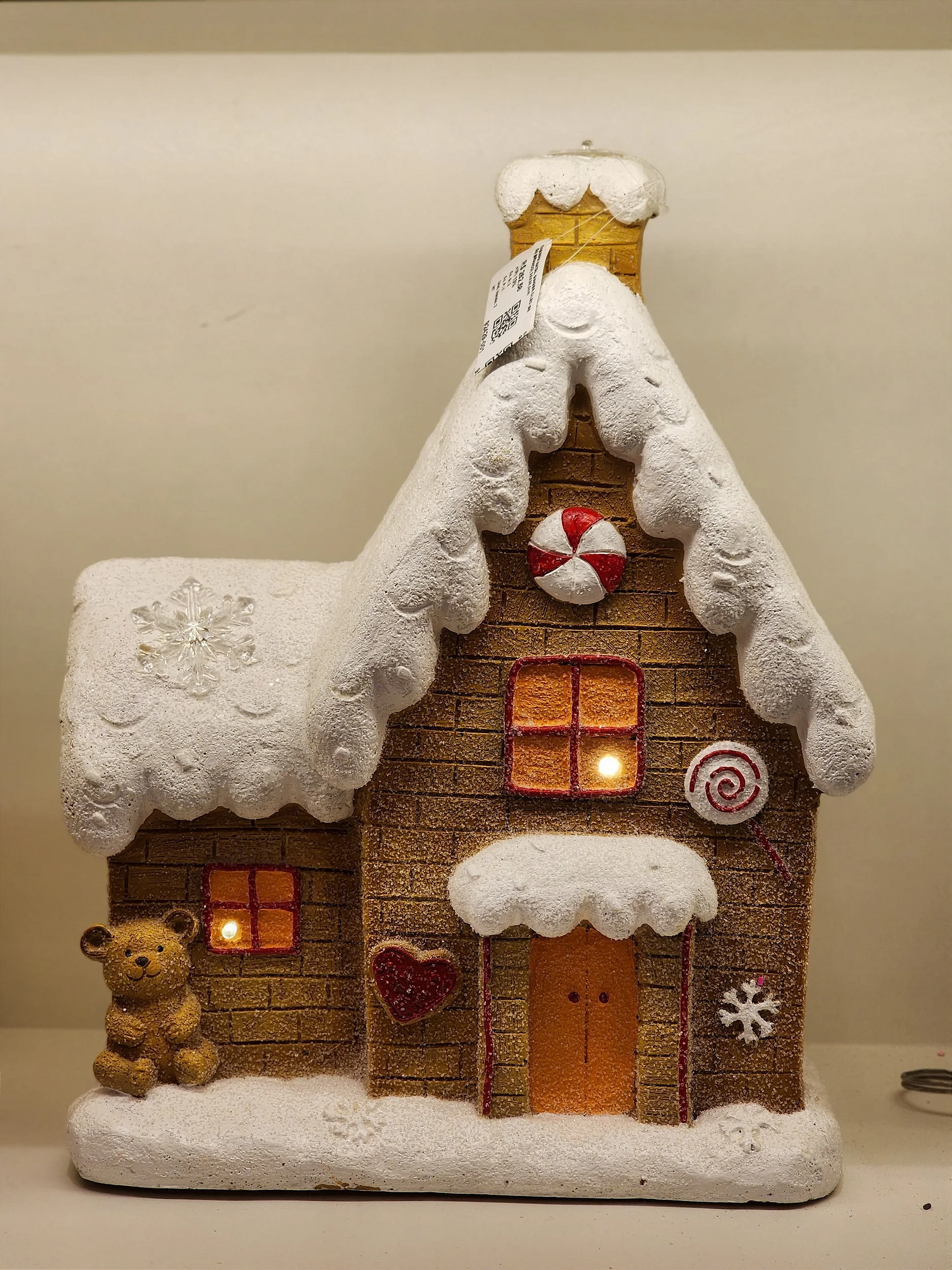 Casa Natalina Gingerbread Led 38cm