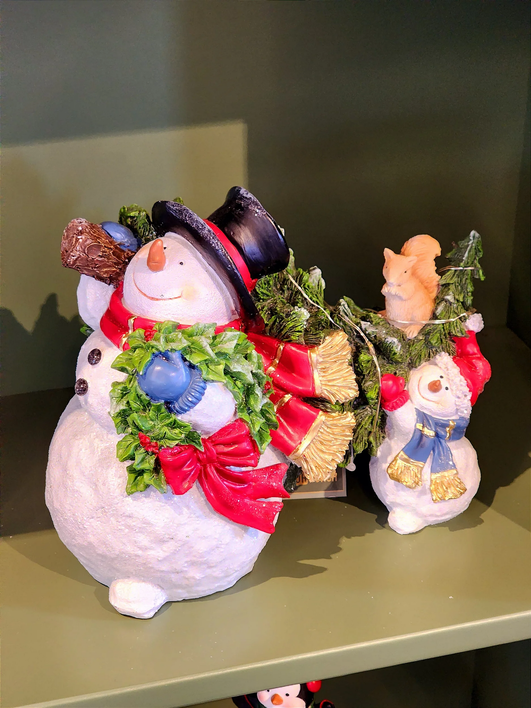 Boneco de Neve com led