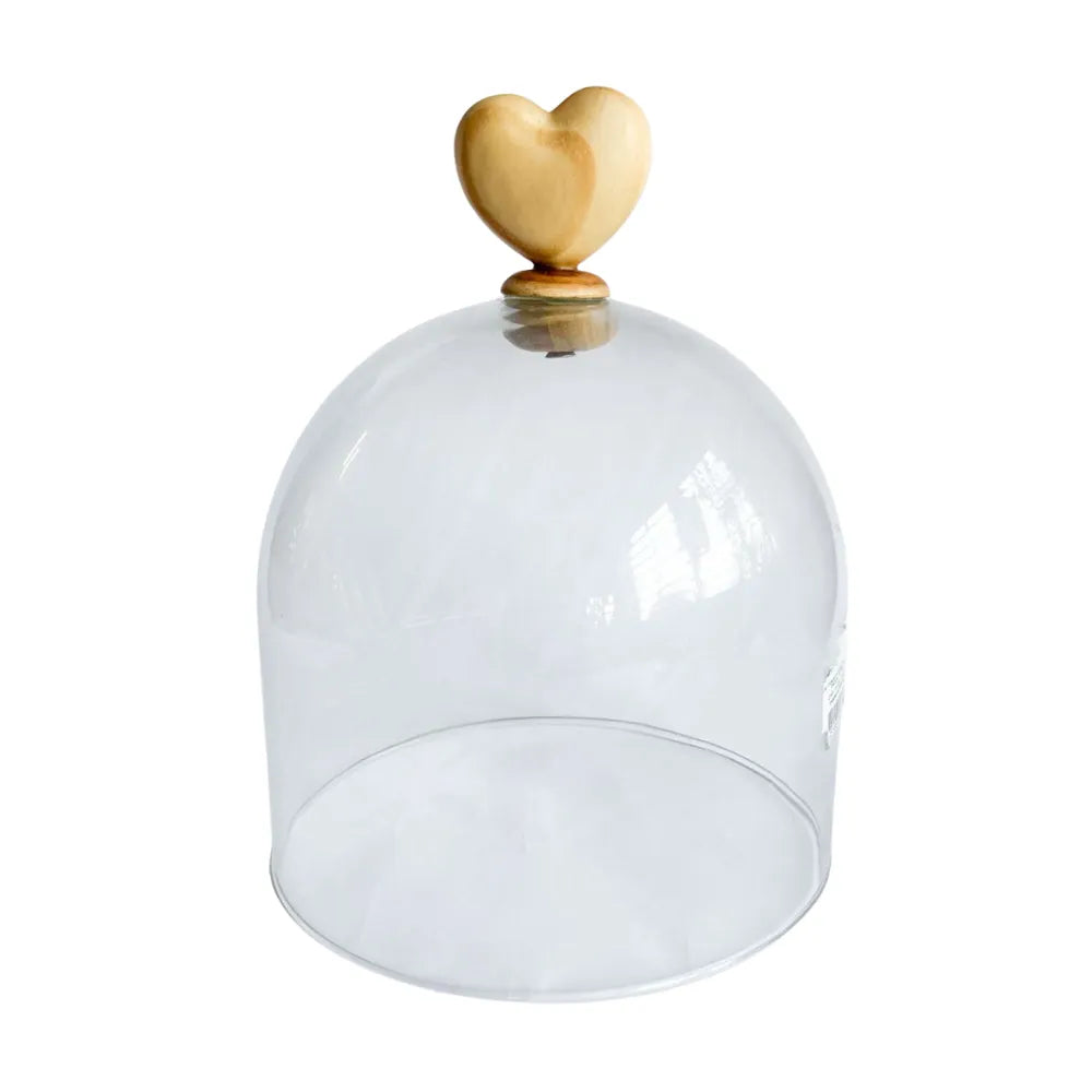 Porta Panetone Natalino com Cúpula de Vidro – Edição Premium