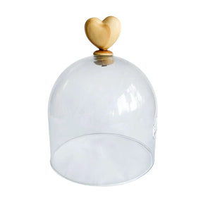 Porta Panetone Natalino com Cúpula de Vidro – Edição Premium