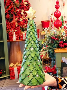 Árvore decorativa verde 30cm