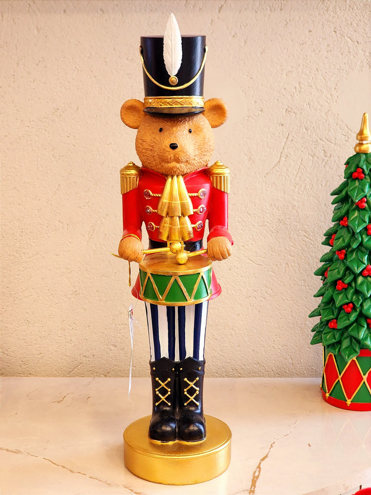 Soldado Urso com Tambor 45cm