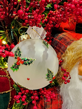 Pendente ornamento de bola de vidro 8cm