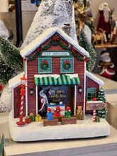 Cenário Vila Natalina Escola de Elfo 23cm