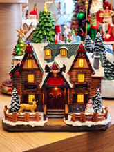 Cenário Vila Natalina Chalé Nevado 21cm