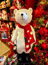 Urso Polar com luz som e movimentos 110cm bivolt