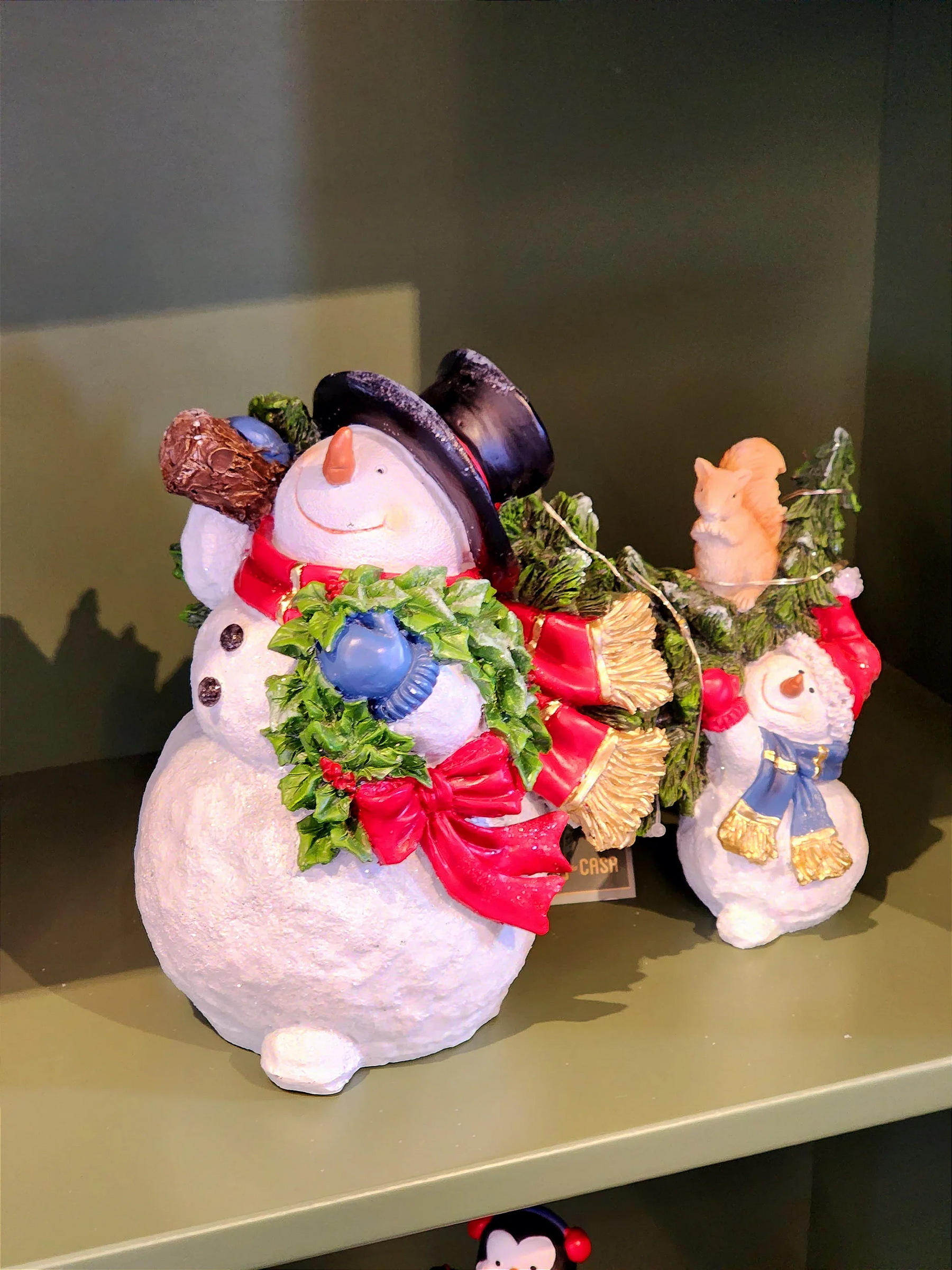 Boneco de Neve com led