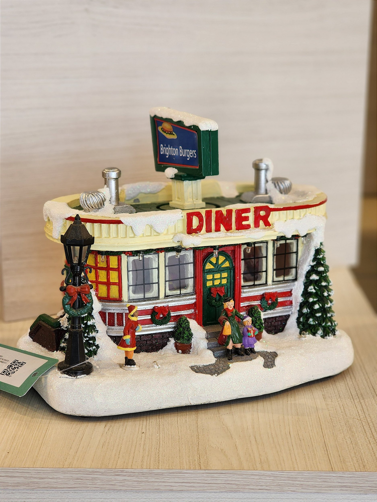 Cenário Vila Natalina Restaurante 26cm