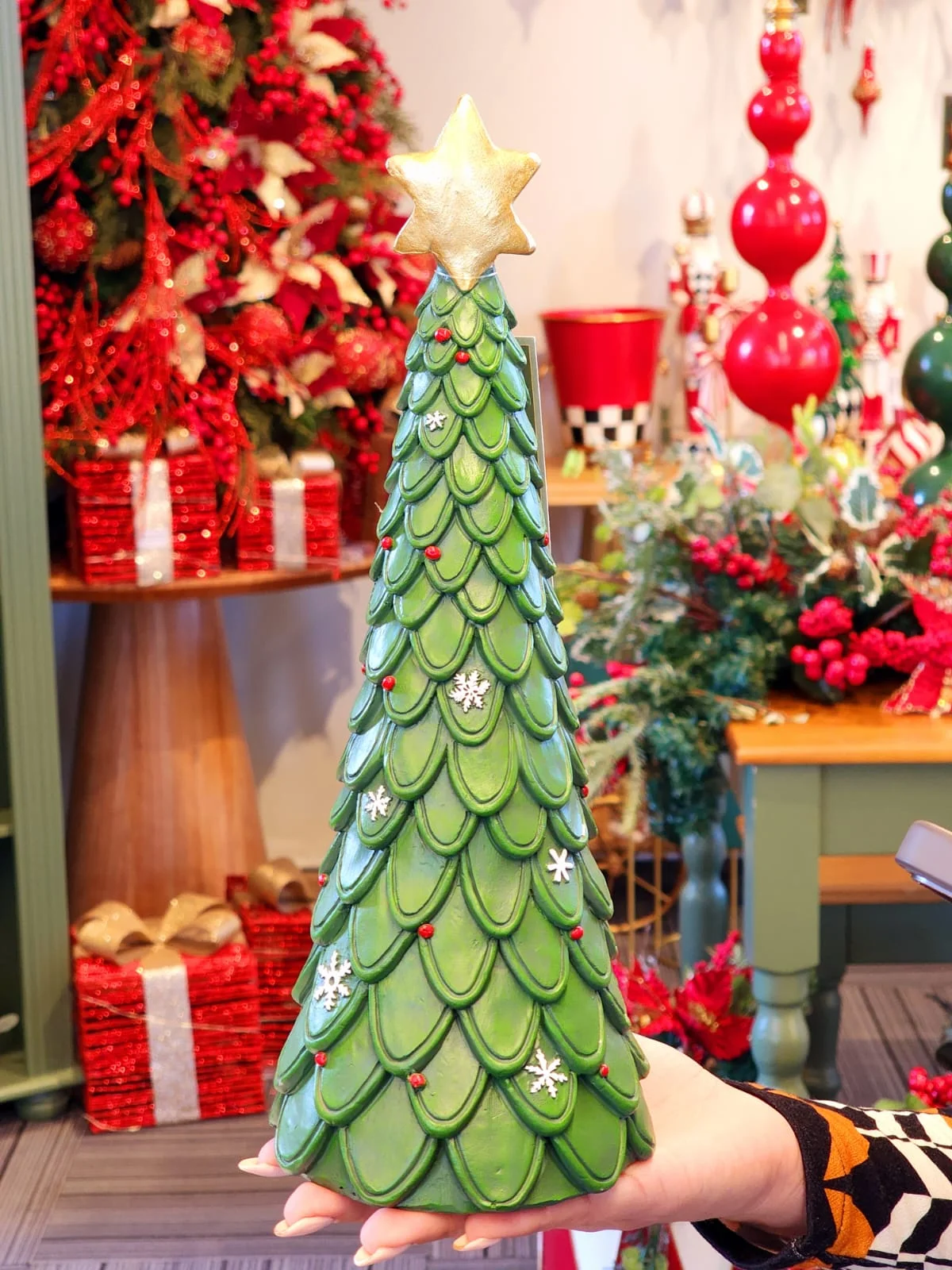 Árvore decorativa verde 30cm