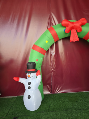 Portal com bonecos inflável com Led 2,50 x 3,10m