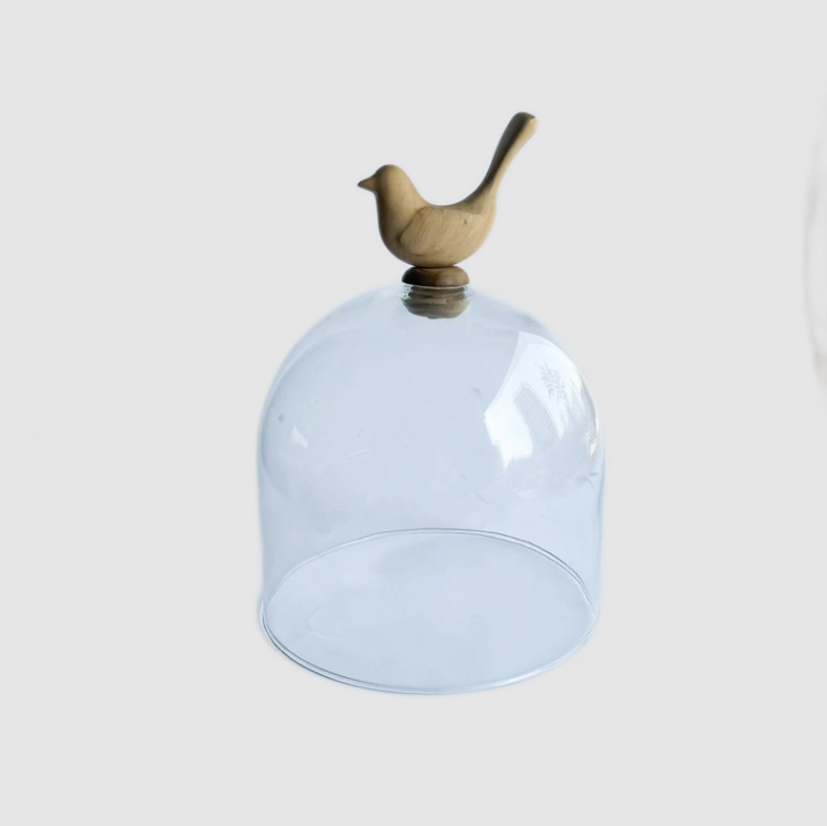 Porta Panetone Natalino com Cúpula de Vidro – Edição Premium