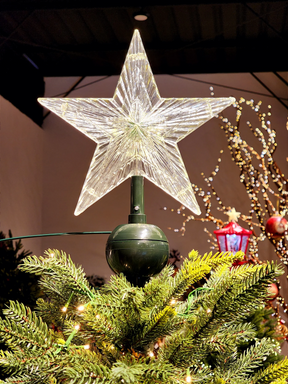 Ponteira Árvore Noel com avião com movimento e luz bivolt