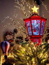 Ponteira para Árvore com globo de neve com movimentos do balão luz e som.