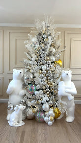 Árvore Polar Majestic Dourada & Perolada 1,80m