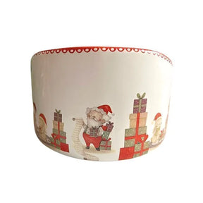 Porta Panetone Natalino com Cúpula de Vidro – Edição Premium